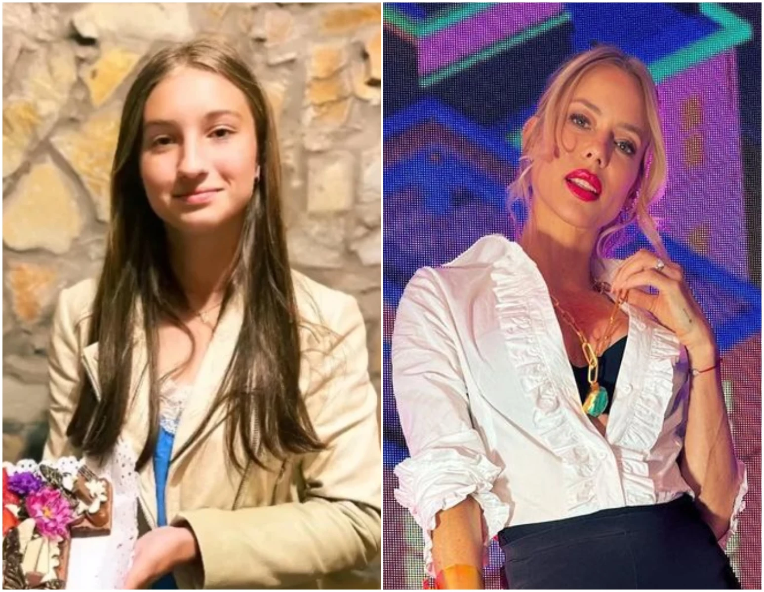 La reacción de Indiana al ver el posteo de Nicole Neumann por su cumpleaños número 15