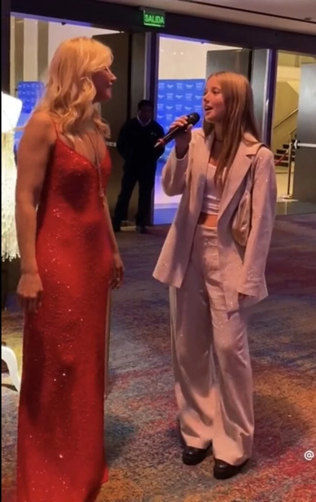 La sorpresa que le dio Taína Gravier a Valeria Mazza. Foto: TikTok.