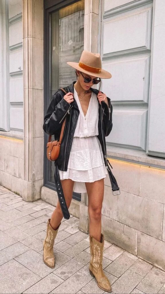 Looks boho de fin de semana ideas para combinar tus botas texanas