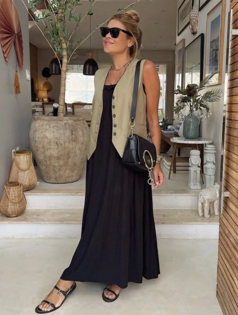 Los chalecos son furor esta primavera 2023. Foto: Pinterest.