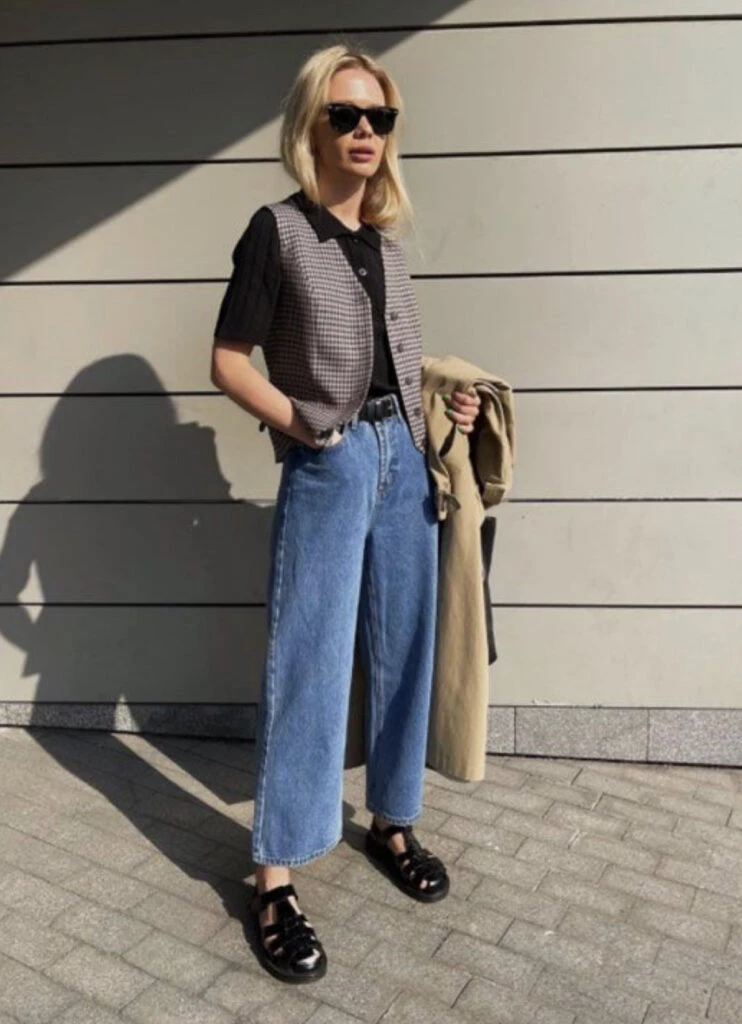 Los chalecos son furor esta primavera 2023. Foto: Pinterest.