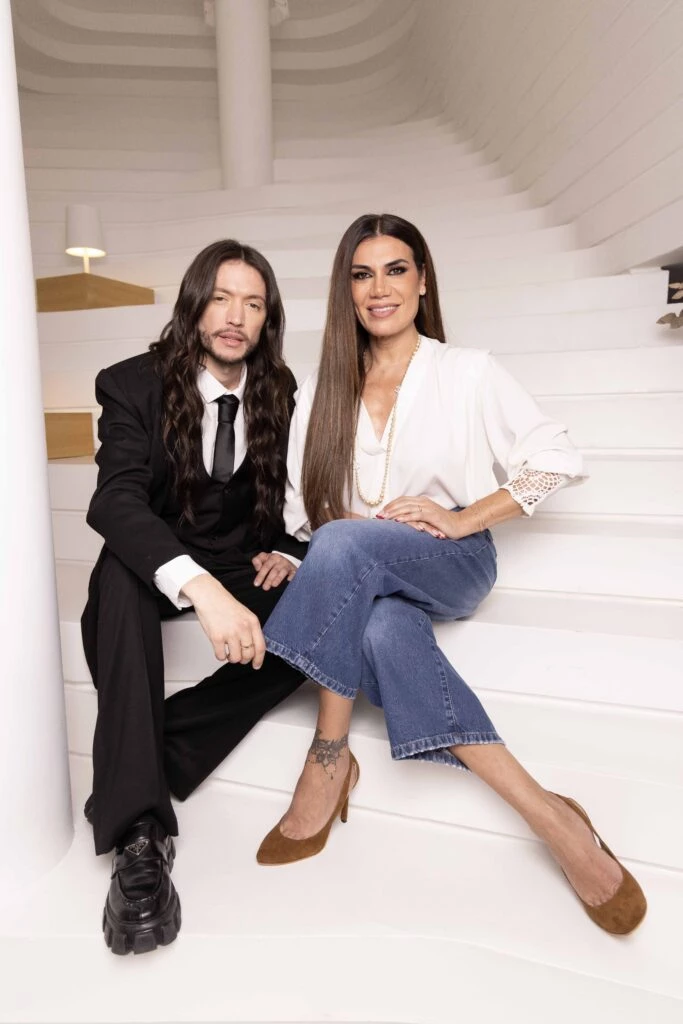 Gustavo Pucheta y Flor de la V