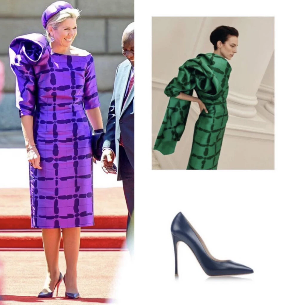 Máxima apostó por un look ochentoso y sorprendió. Foto: Instagram.