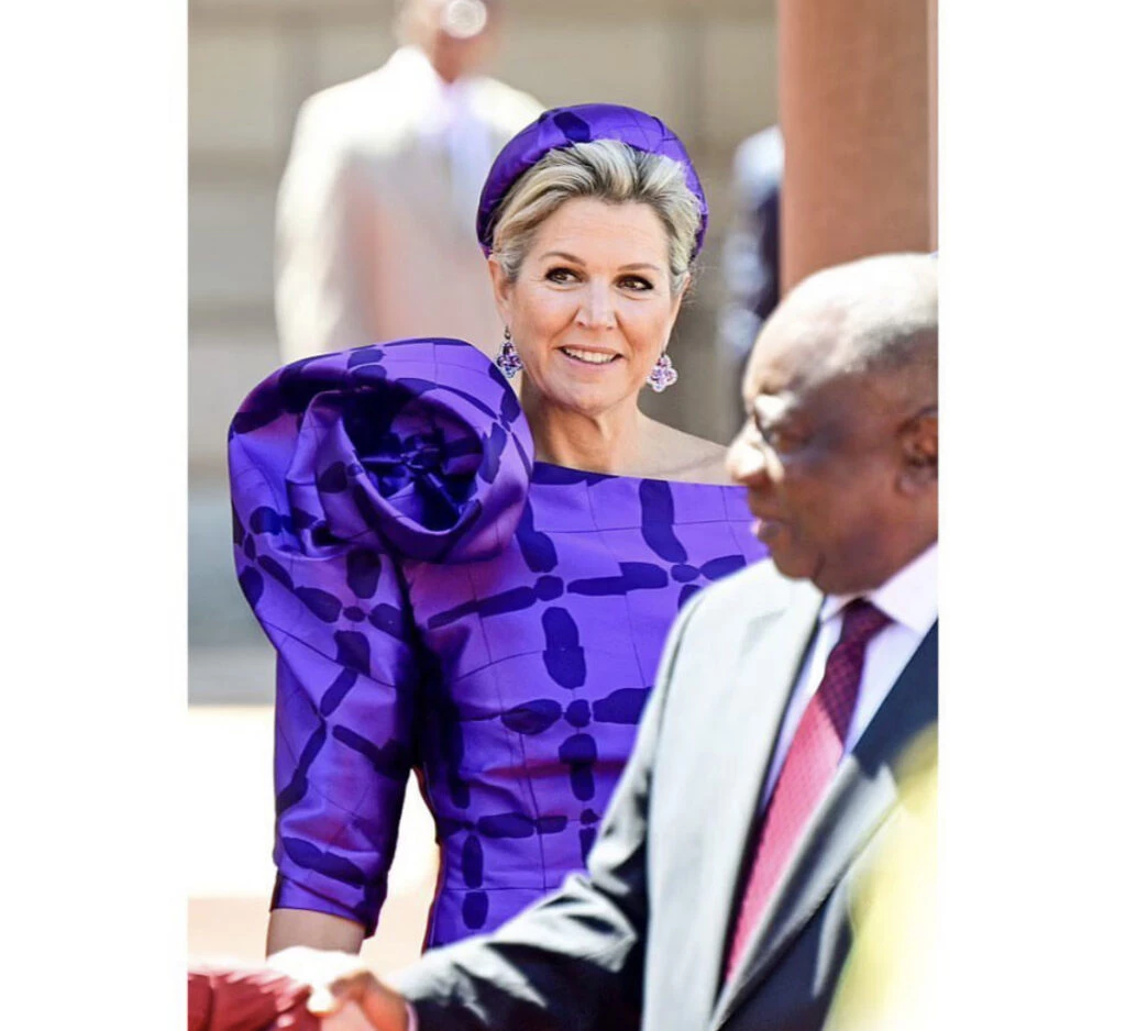 Máxima apostó por un look ochentoso y sorprendió. Foto: Instagram.