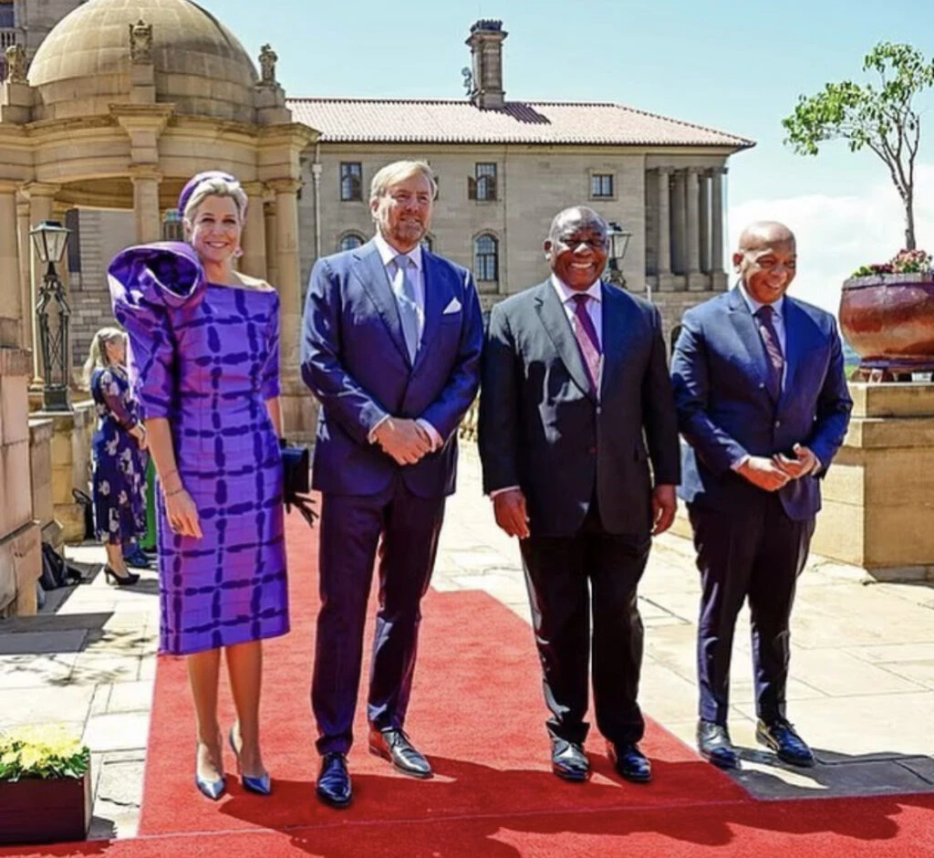 Máxima apostó por un look ochentoso y sorprendió. Foto: Instagram.