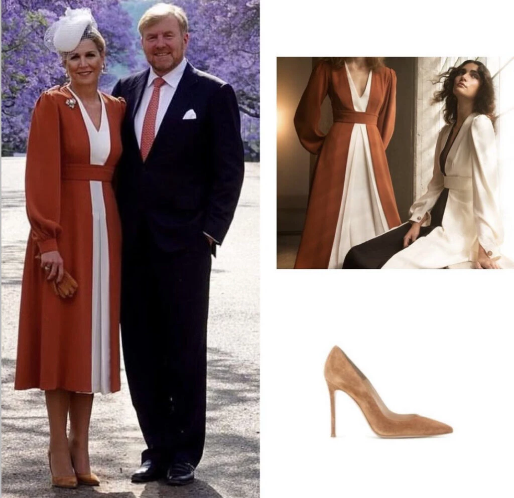 Máxima repitió uno de sus looks preferidos en Sudáfrica. Foto: Instagram.