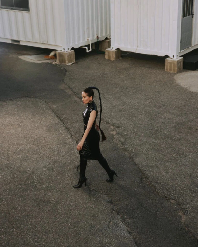 Natalia Oreiro apostó por un look dominatrix y sorprendió. Foto: Bruno Nogueira. 