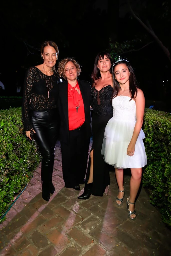 Nequi Galotti, Nuria Bueno, Pamela David y su hija Lola Vila 