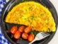Omelette de zanahoria, espinaca y ricota