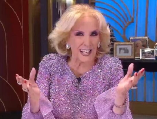 El look a puro brillo de Mirtha Legrand en su regreso a la televisión