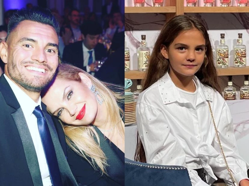 Chloé, hija de Eliana Guercio, debutó como modelo