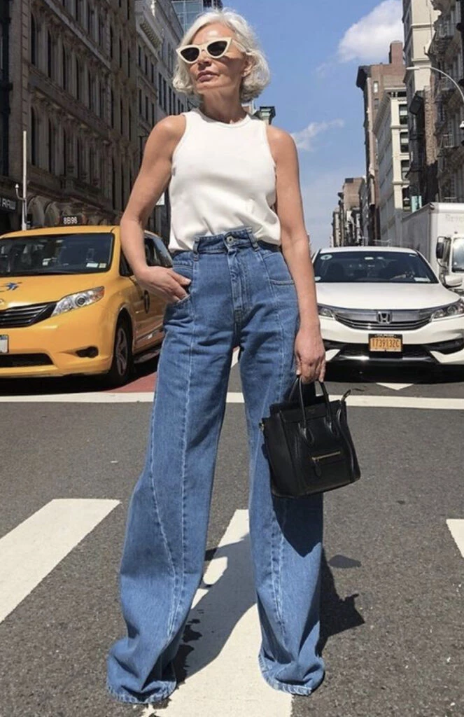 Puddle jean, el modelo más trendy de la temporada. Foto: Pinterest. 