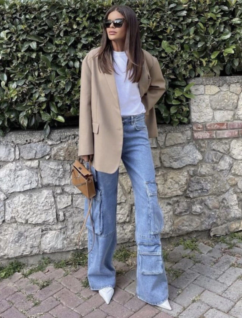 Puddle jean, el modelo más trendy de la temporada. Foto: Pinterest. 