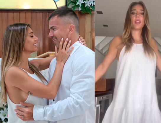 El look romántico de Sol Pérez en su casamiento por iglesia con Guido Mazzoni
