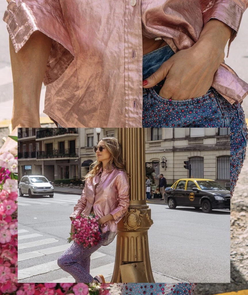 Valeria Mazza y Maria Vázquez apostaron por el jean más trendy de la temporada. Foto: Instagram.