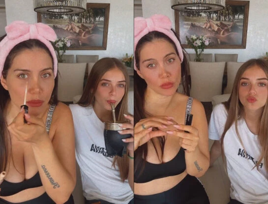 Wanda Nara compartió un vivo de Instagram con Julieta Fillol, su "nuera": revelaron que Valentino López sufrió un accidente doméstico