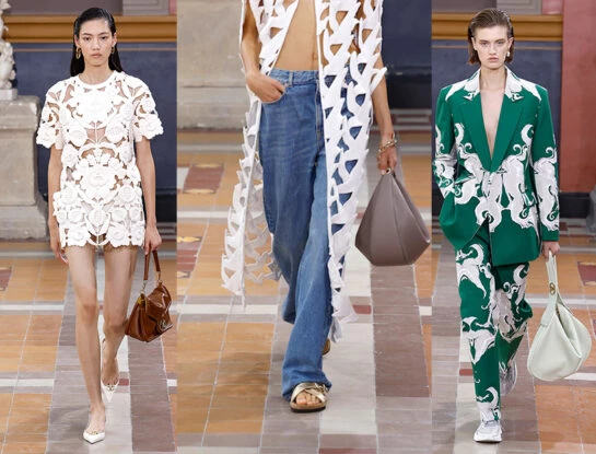 Looks ultra femeninos con zapatos planos y zapatillas: Valentino le dice adiós a los tacos y apuesta a la tendencia más cómoda de la temporada