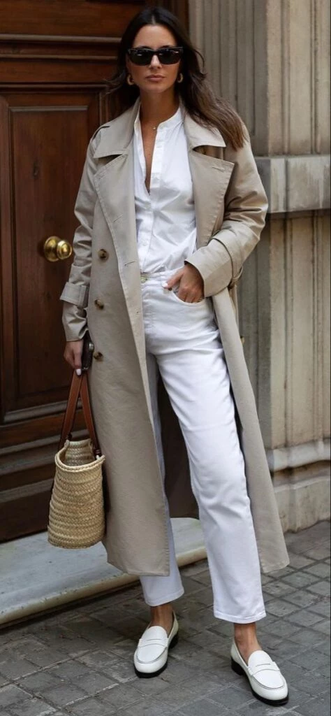 así se lleva el pantalón blanco, el básico infalible de la primavera