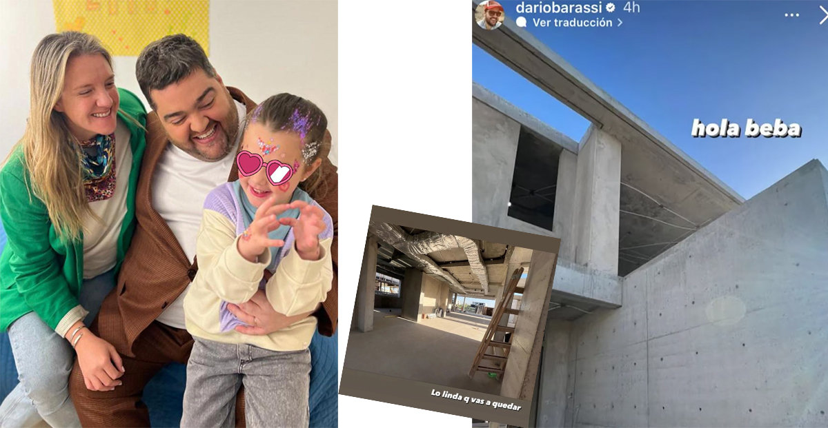 Dario Barassi mostró cómo marcha la construcción de su nueva casa: en ...