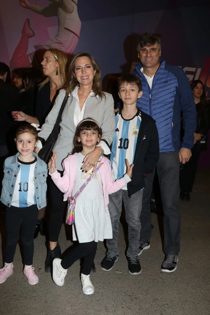 Sandra Borghi y familia