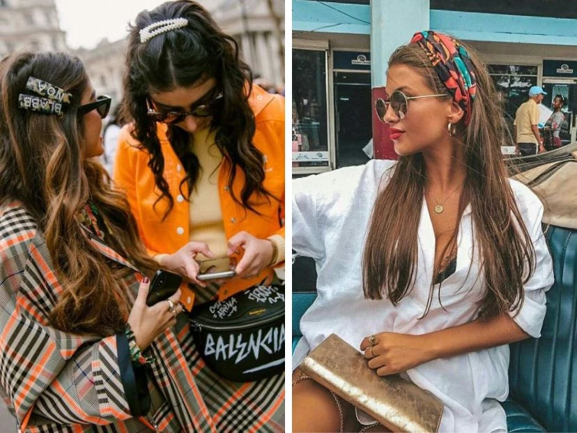 los accesorios para el pelo de las fashionistas del street style