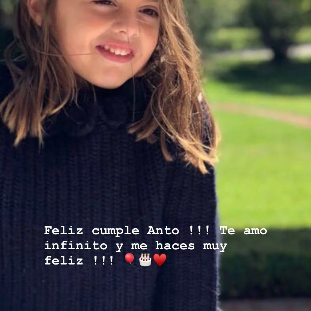 posteo de Juliana Awada por cumpleaños de antonia Macri