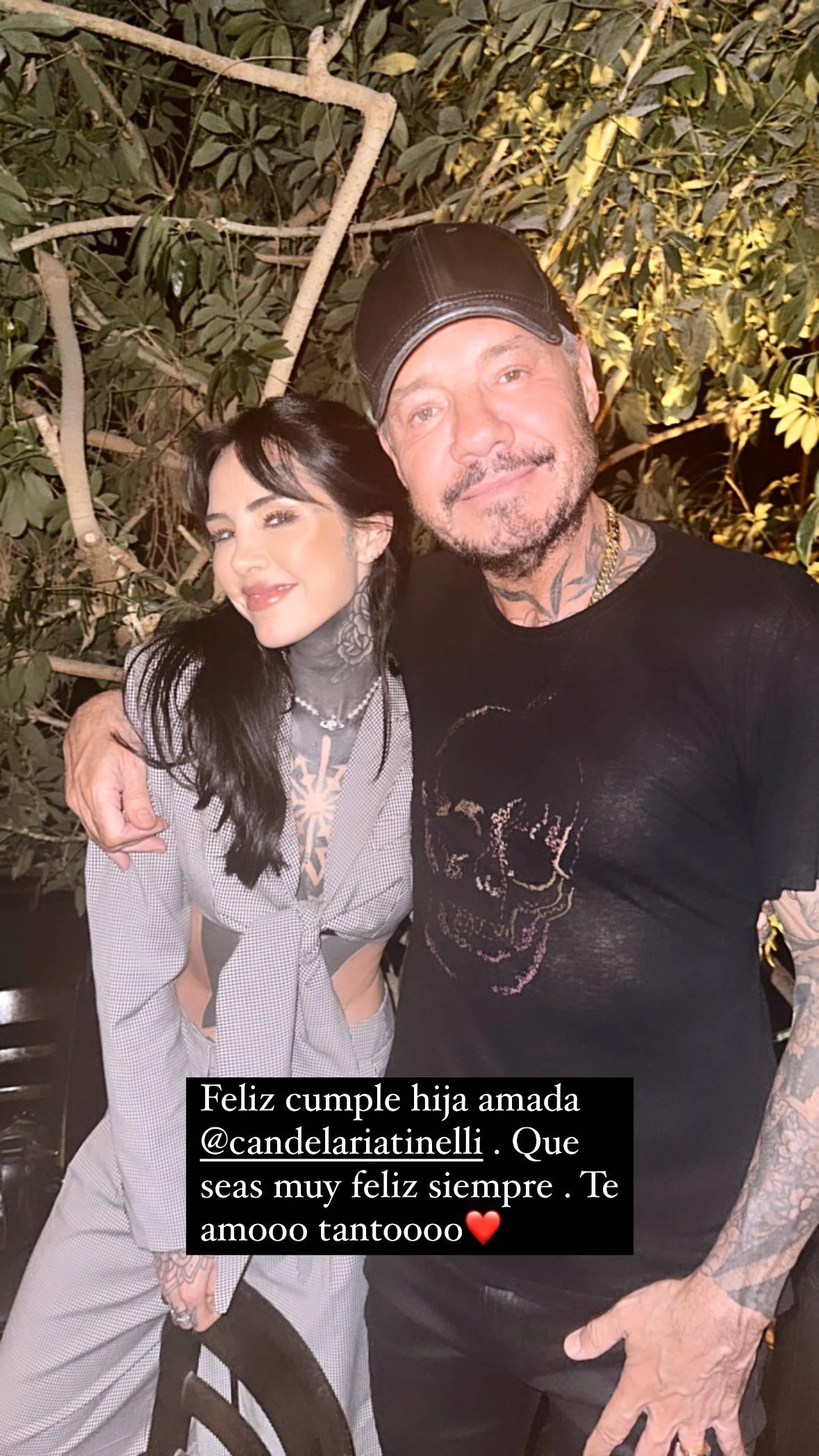 Cande y Marcelo Tinelli