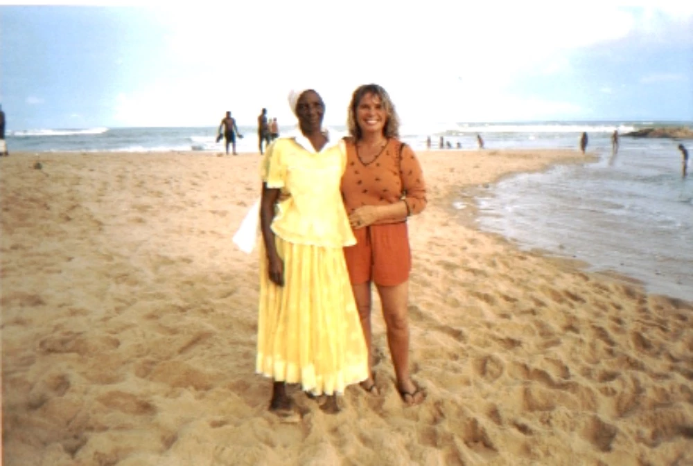 Neusa, la bahiana de la playa de Ondina.