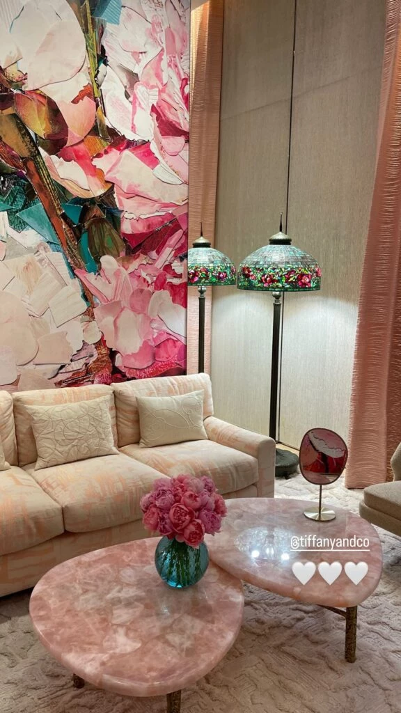 La rosarina en un viaje con Tiffany & Co. Fotos: IG Antonela Roccuzzo.