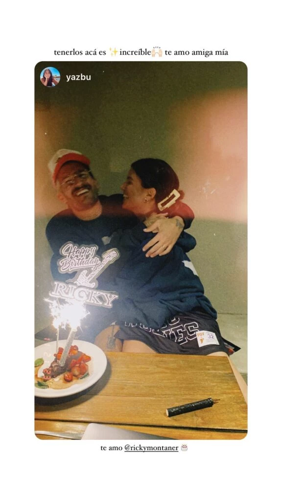 Ricky Montaner celebra sus 33. Fotos: IG Stefi Roitman.