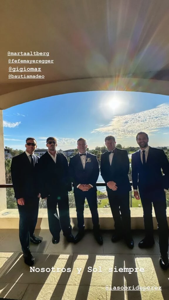 Guido Mazzoni en la previa de su casamiento. Foto: IG Guido Mazzoni.