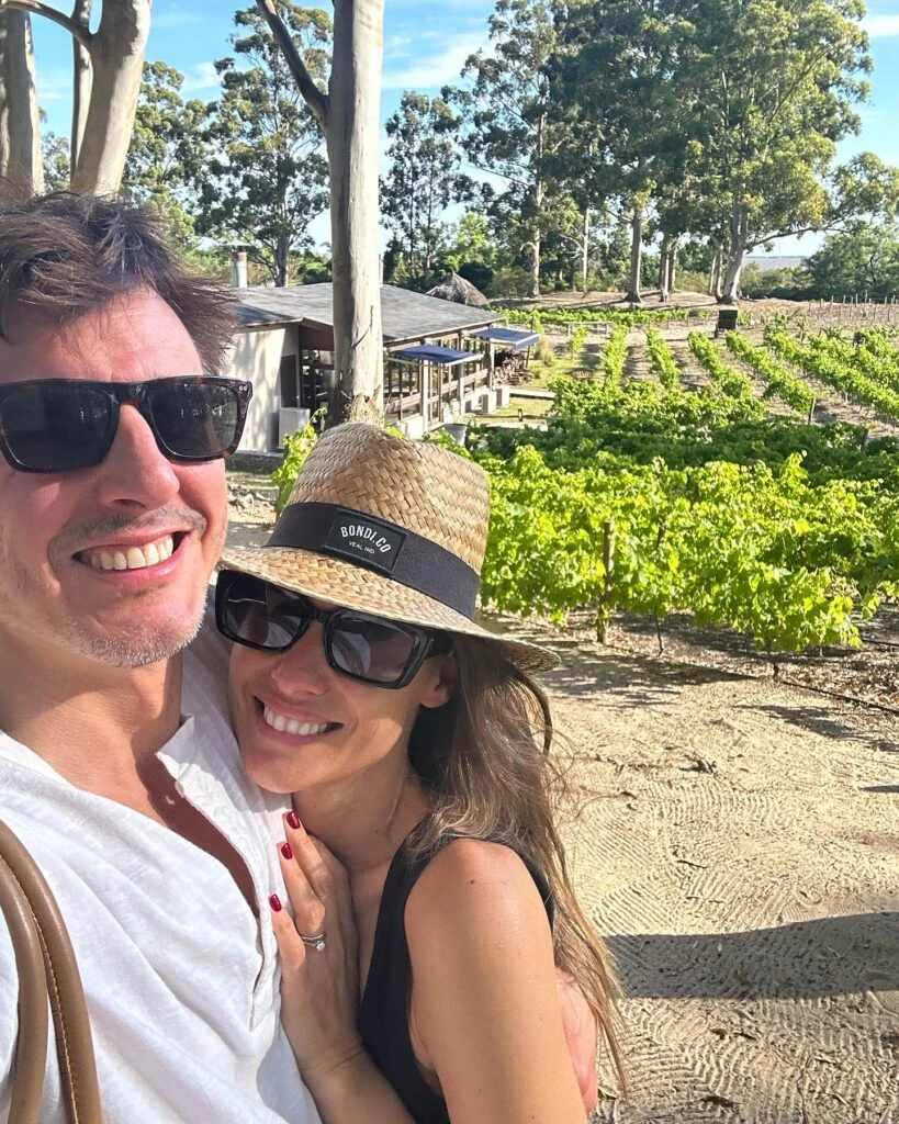 La escapada romántica de la pareja. Foto: IG Pampita.