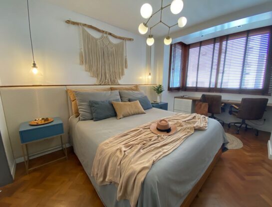 Un departamento que propone aires bohemios en plena ciudad