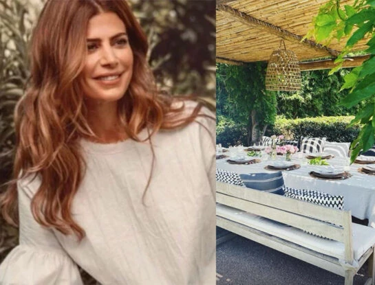 Juliana Awada tiene el truco deco perfecto para armar la mesa de domingo más glamorosa