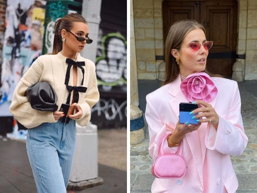 Alerta tendencia: los detalles románticos se llevan el protagonismo en el street style