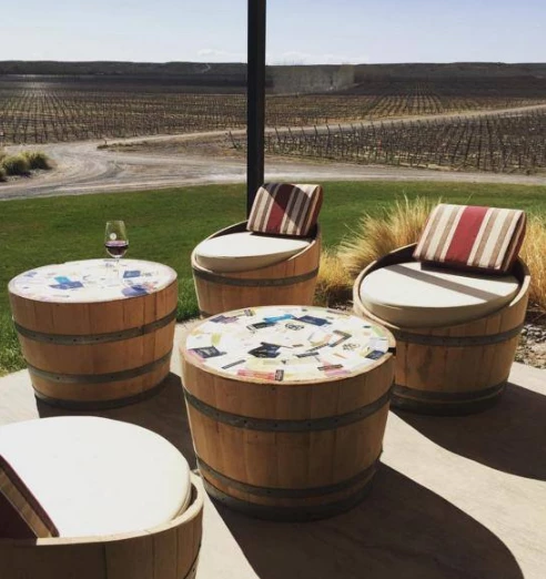 Vista de la bodega donde se van a casar Nicole y Urcera