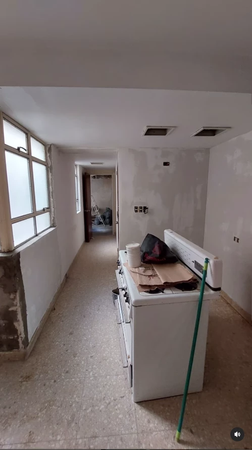 Sandra Borghi mostró cómo está refaccionando su departamento antiguo.