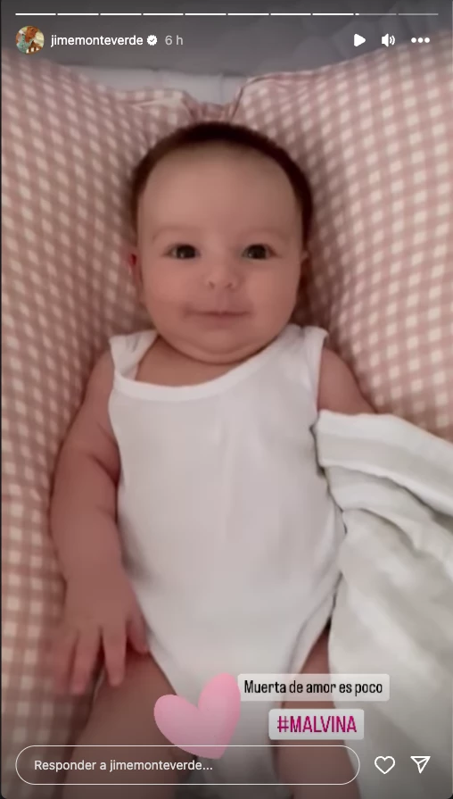 Malvina, la nieta de Jimena Monteverde