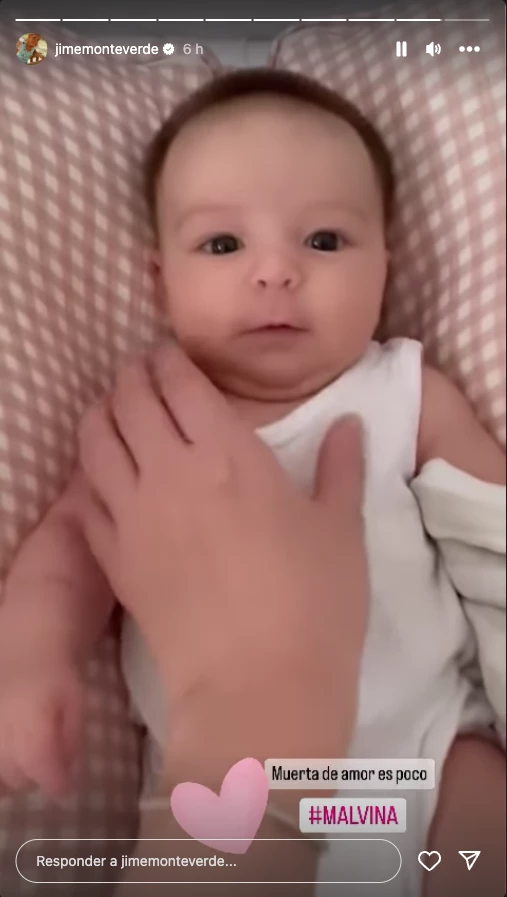 Malvina, la nieta de Jimena Monteverde