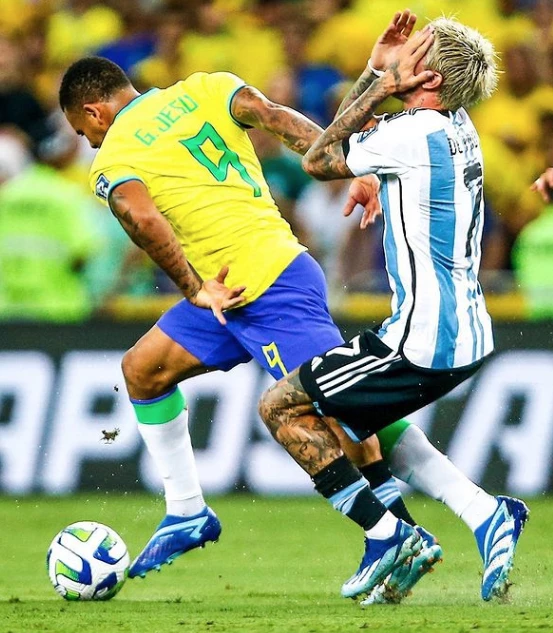 Rodrigo De Paul en el Estadio Maracaná.