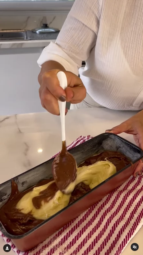 Budín marmolado de Jimena Monteverde