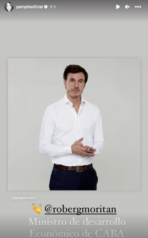 La reacción de Pampita ante la designación de su marido como parte del gobierno de Jorge Macri en CABA.