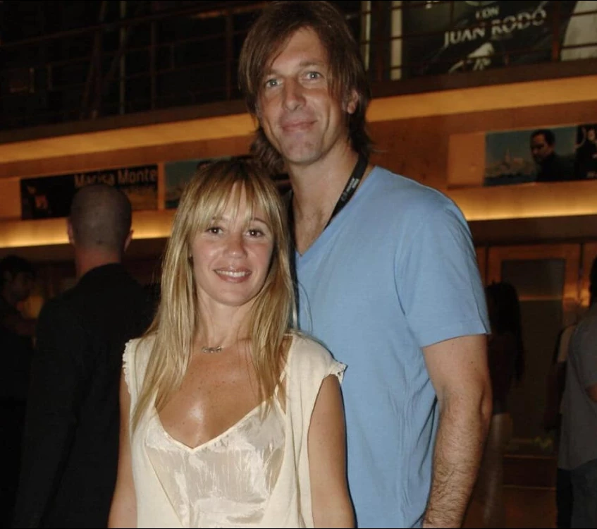 Horacio Cabak con Verónica Soldato, su mujer 