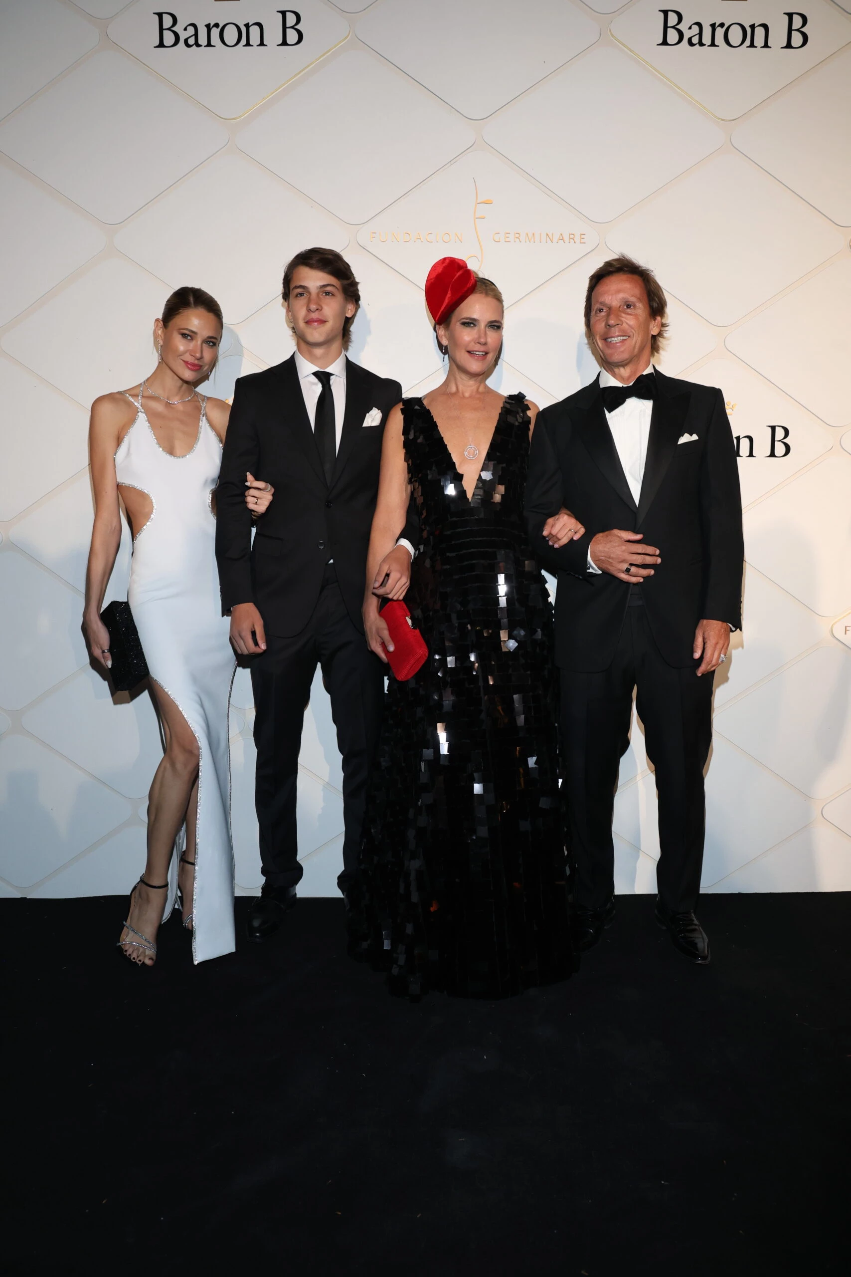 Carla Pereyra, Benicio Gravier, Valeria Mazza y Alejandro Gravier