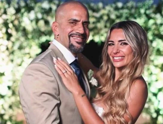 Los 3 looks de novia de Valentina Martín, la esposa de Sebastián "La Bruja" Verón