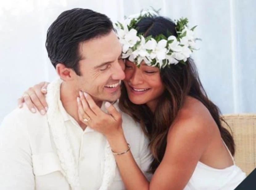 La boda de Milo Ventimiglia y Jarah Mariano.