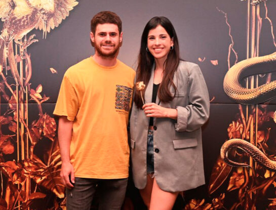 Vidriera: de Gastón Soffriti a Cande Molfese, los famosos en la avant premiere de "Los juegos del hambre"