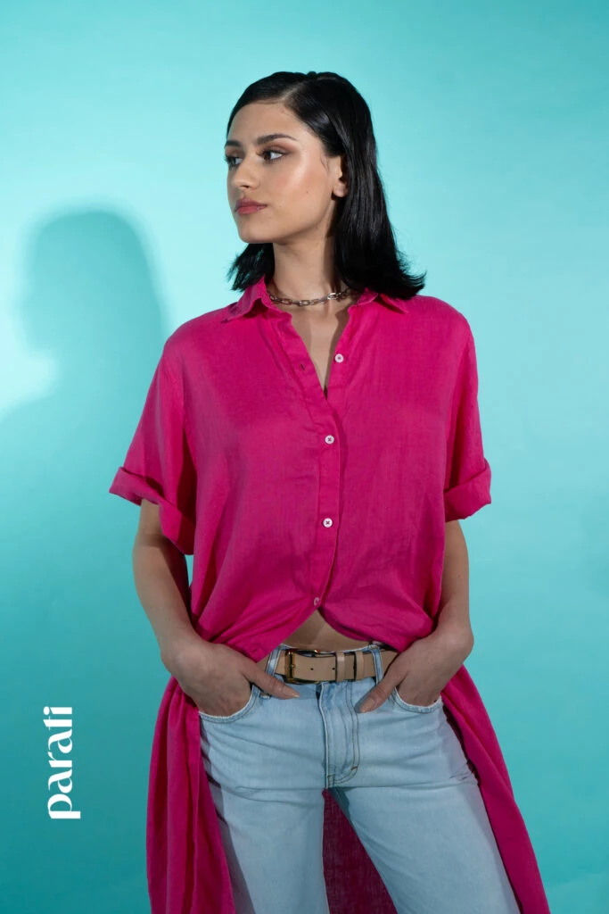 moda práctica vestido camisero