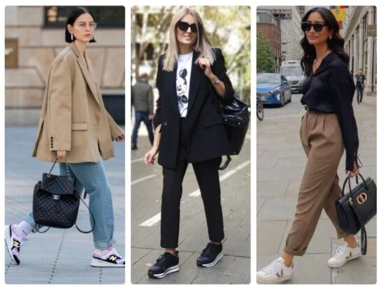 Guía de estilo: 5 looks con zapatillas para ir a la oficina 
