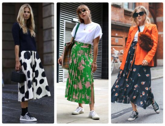 Guía de estilo: pollera con zapatillas, la combinación fashion que hay que probar 